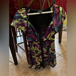 B Design Multicolored Top